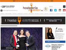 Tablet Screenshot of hosteleriasalamanca.es